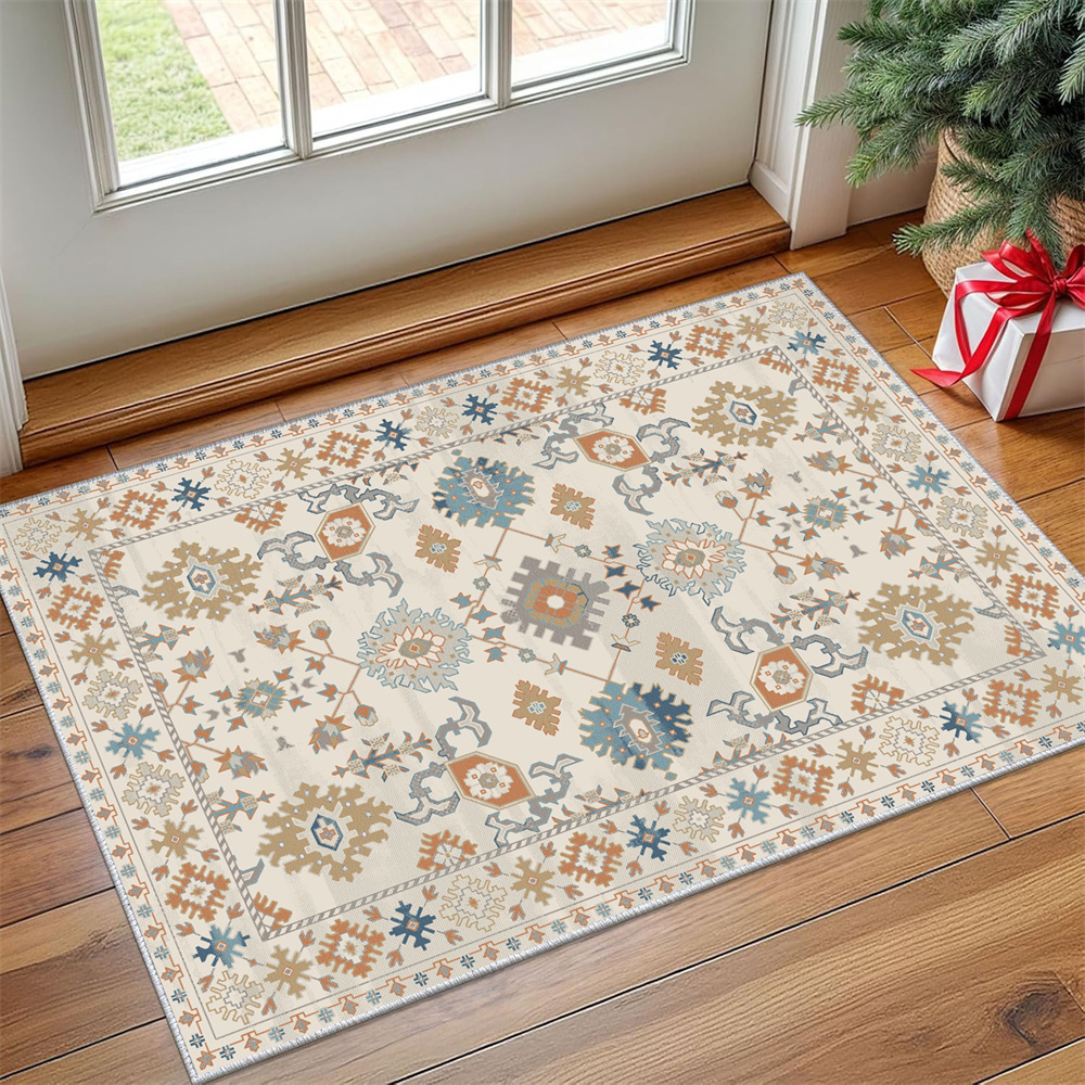 3D Persian Door Mats for Entryway  Non-Slip Indoor Door Mat Ultra-Thin Mats